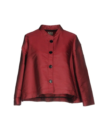 Shop Douuod Jacket In Red