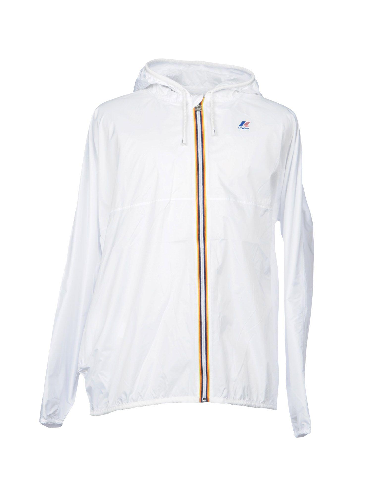 white k way jacket