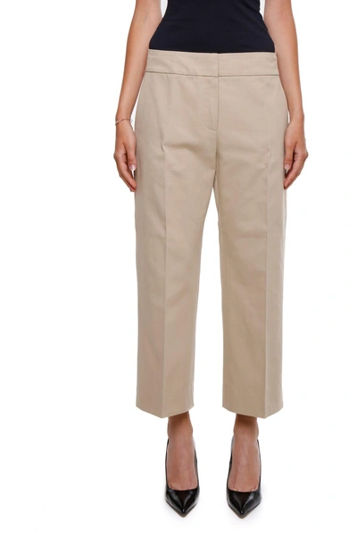 Shop Marni Trousers In Light Camelbeige