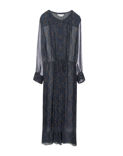 Shop Isabel Marant Étoile Midi Dress In Dark Blue