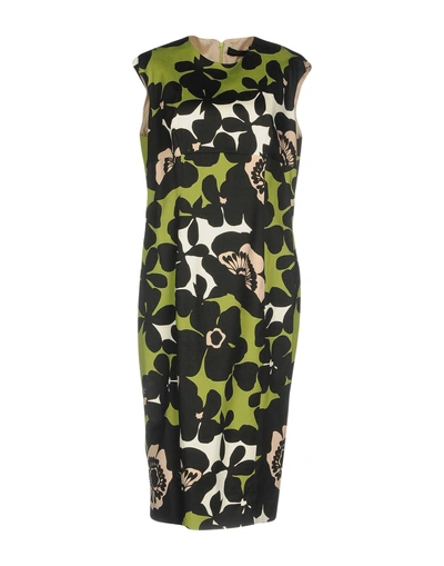 Shop Alessandro Dell'acqua Knee-length Dress In Green