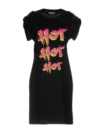 Shop Jeremy Scott Short Dress In Black