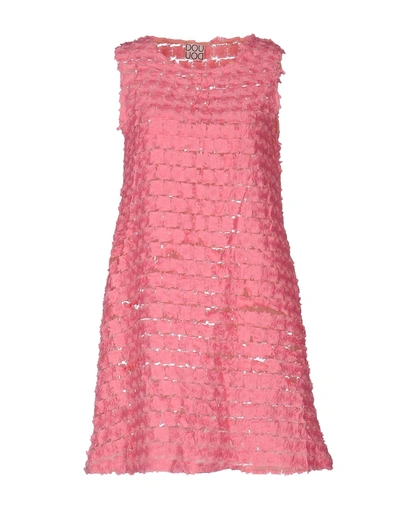Shop Douuod Short Dress In Pink