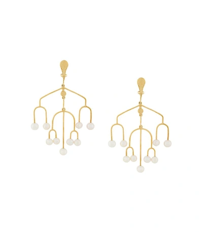 Shop Aurelie Bidermann Gold Sirocco Earrings