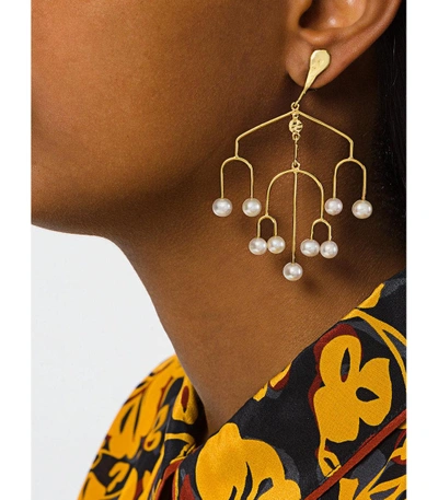 Shop Aurelie Bidermann Gold Sirocco Earrings