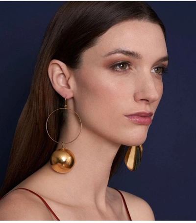 Shop Mounser Jewelry Gold Lunar Asymmetric Earrings