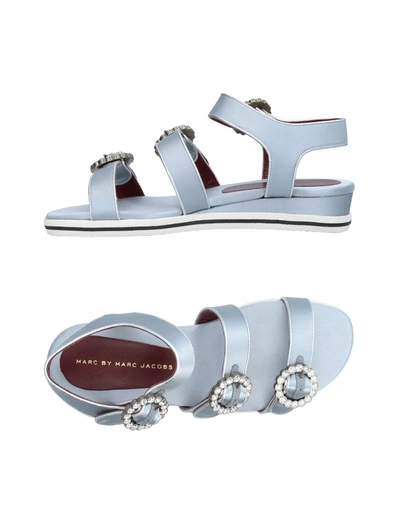 Shop Marc By Marc Jacobs Sandals In Light Grey