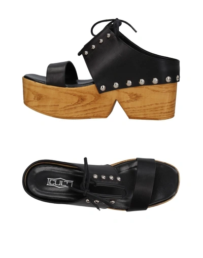 Shop Cult Woman Mules & Clogs Black Size 7 Leather