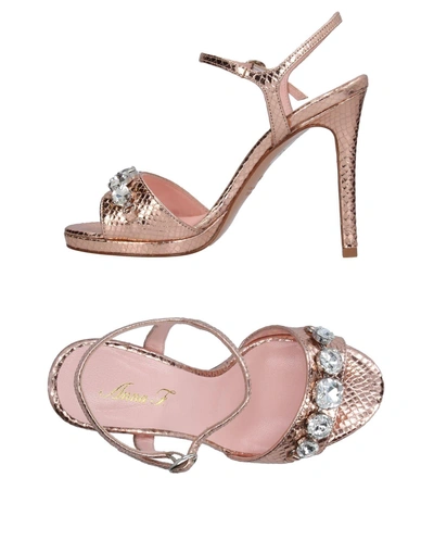 Shop Anna F Sandals In Pink