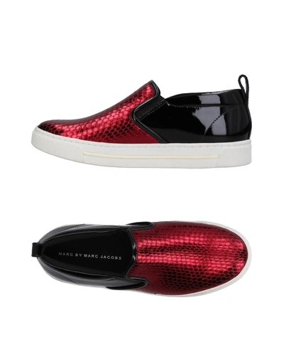 Shop Marc By Marc Jacobs Sneakers In Maroon