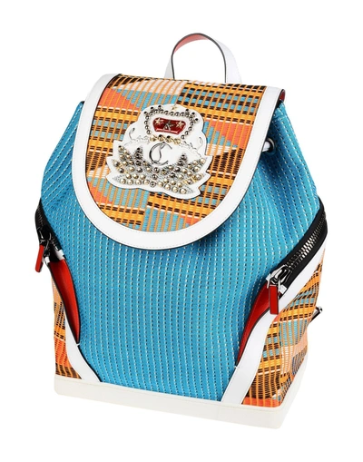 Shop Christian Louboutin Backpack & Fanny Pack In Azure