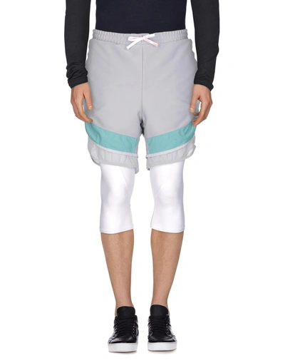 Shop Adidas By Kolor Shorts & Bermuda In Light Grey