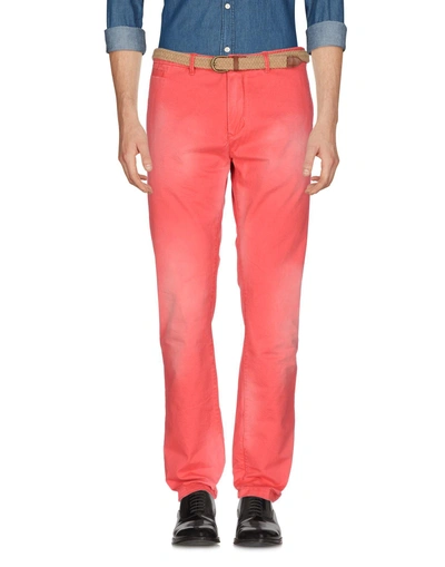 Shop Scotch & Soda Casual Pants In Coral