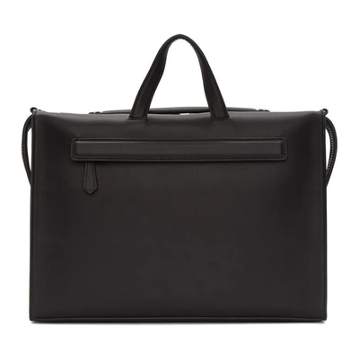 Shop Fendi Black Leather Lui Tote