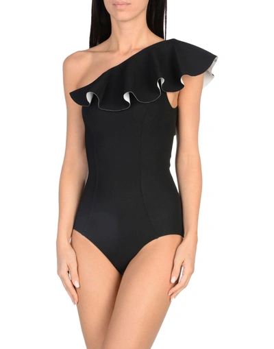 Shop Lisa Marie Fernandez One-piece Swimsuits In Black