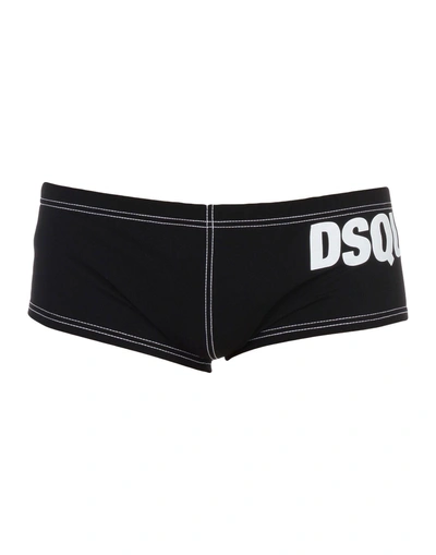 Shop Dsquared2 Swim Briefs In Black