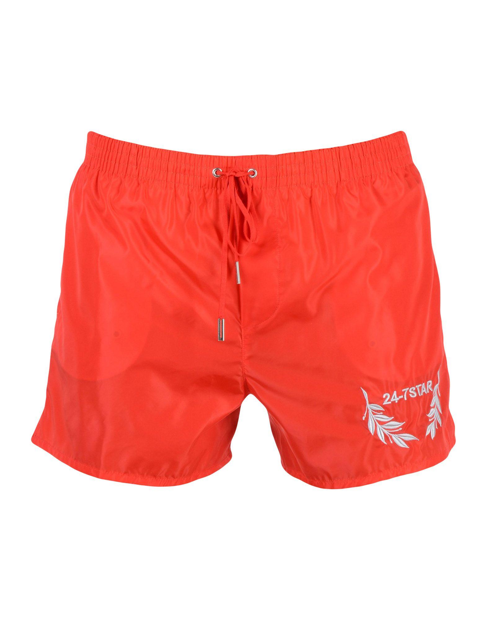 red dsquared swim shorts