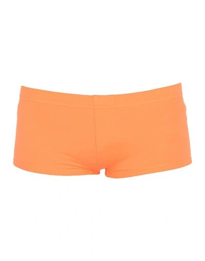 Shop Dsquared2 Swim Shorts In Orange