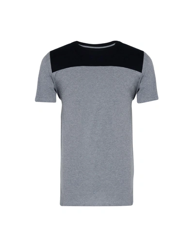 Shop Sàpopa Panel T-shirt Man T-shirt Grey Size S Cotton