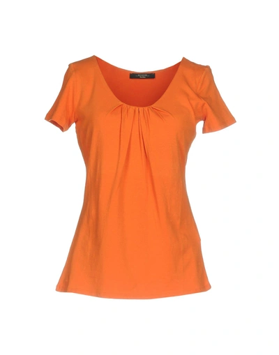 Shop Weekend Max Mara T-shirt In Orange