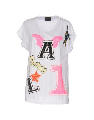 Shop Atos Lombardini T-shirt In White