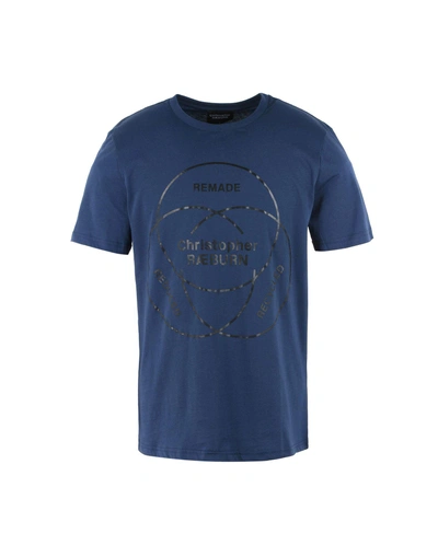 Shop Christopher Raeburn T-shirt In Dark Blue