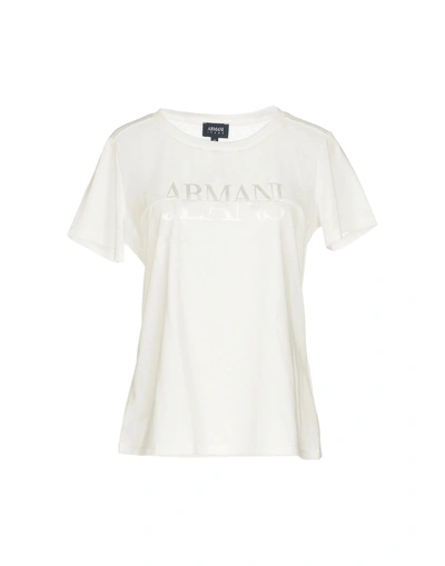 Shop Armani Jeans In Ivory