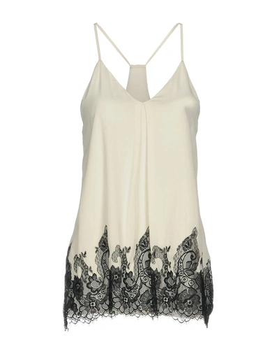 Shop Alice And Olivia Silk Top In White