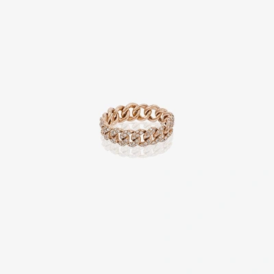 Shop Shay Essential Diamond Link Ring In Metallic