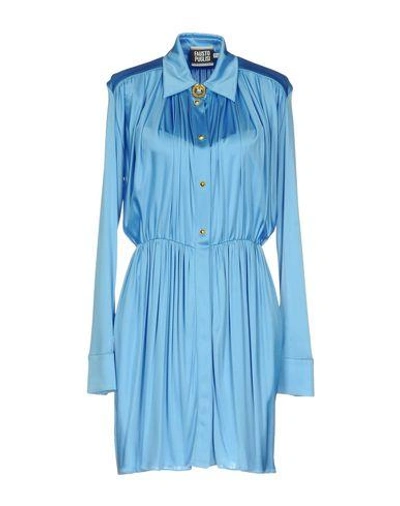 Shop Fausto Puglisi In Sky Blue