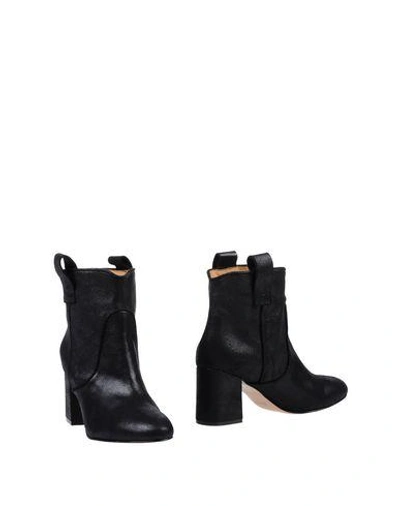 Shop Anna F. Ankle Boot In Black