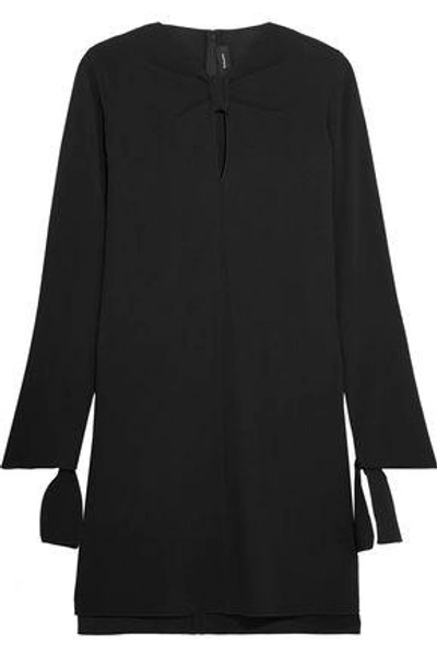 Shop Proenza Schouler Crepe Mini Dress In Black