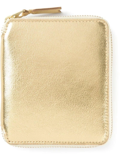 Shop Comme Des Garçons Metallic Zip Wallet