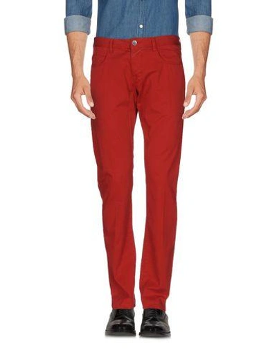 Shop Patrizia Pepe Pants In Red