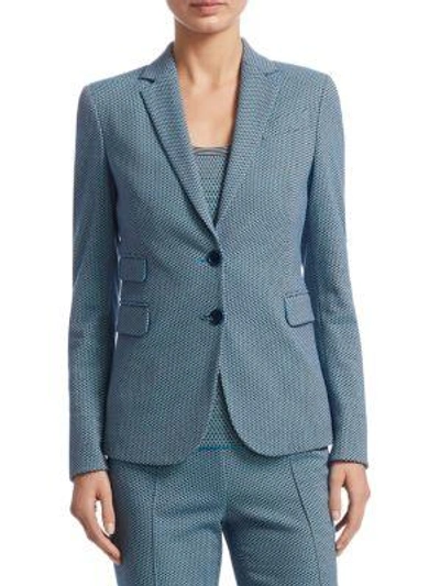 Shop Akris Punto Fantasy Jacquard Blazer In Multi