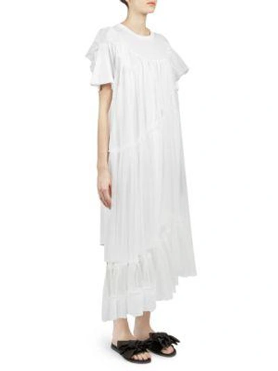 Shop Simone Rocha Tulle T-shirt Dress In White