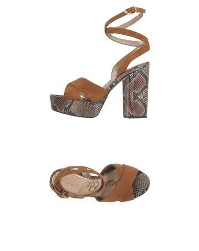 Shop Sam Edelman Sandals In Camel