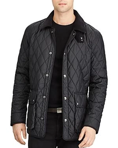 Polo Ralph Lauren Iconic Quilted Car Coat In Black | ModeSens
