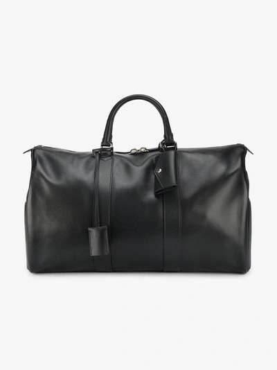 Shop Calvin Klein 205w39nyc Hanging Id Tag Duffle Bag In Black