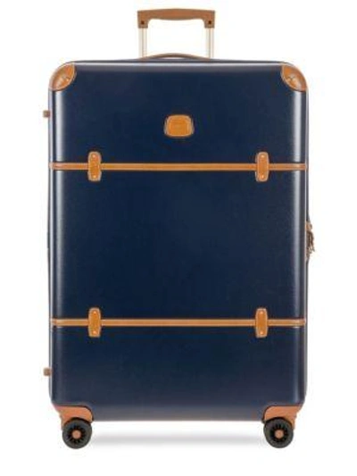 Shop Bric's Bellagio 32" Spinner Suitcase In Blue Cognac