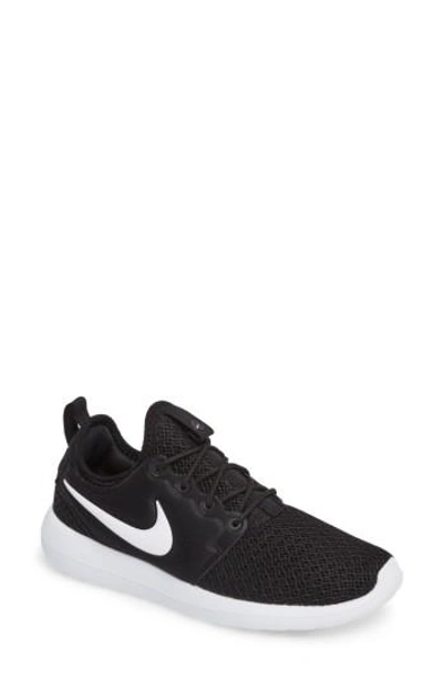Shop Nike Roshe Two Sneaker In Black/ White