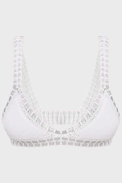 Shop Kiini Valentine Bikini Top In White