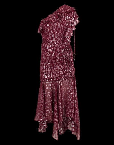 Shop Veronica Beard Leighton Dress In Red-slvr