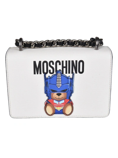 Shop Moschino Logo Bear Shoulder Bag