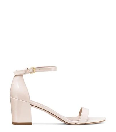 Shop Stuart Weitzman The Simple Sandal In Shell Patent