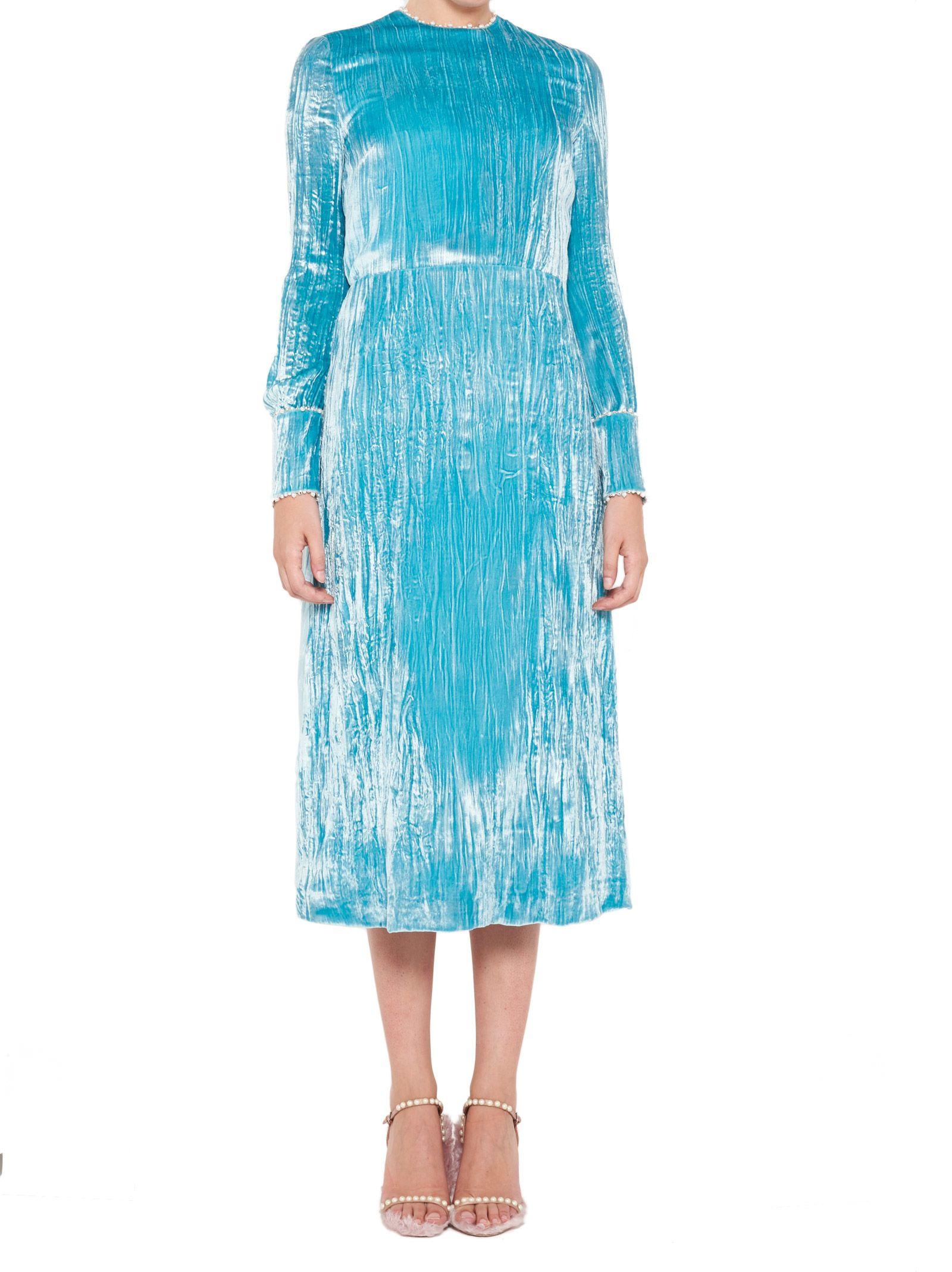 miu miu blue dress