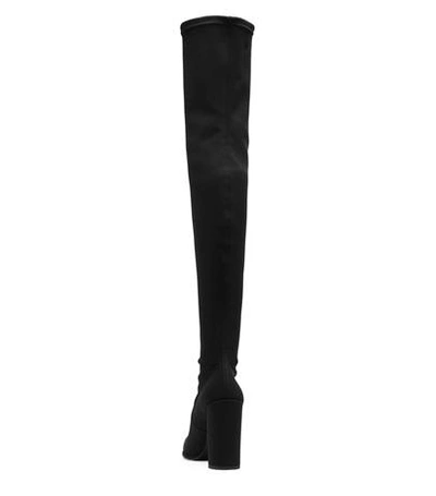 The Hichamp Boot In Black Microstretch Fabric