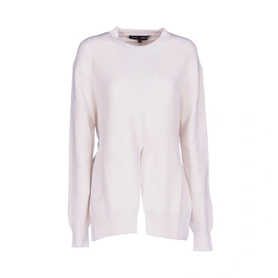 Shop Proenza Schouler Front Slit Sweater In Off White