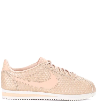 Nike Cortez Se Leather Sneakers In Eude | ModeSens