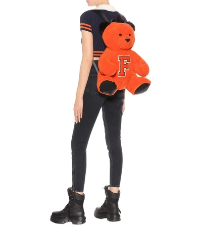 Fenty X Puma Fenty Puma By Rihanna Mascot Bear Backpack In Orange ModeSens